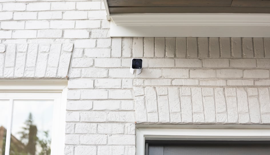 ADT outdoor camera on a Chicago home